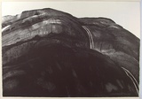 Artist: b'Van Vliet, Claire' | Title: b'not titled [black and white landscape - #2 panel of 2]' | Technique: b'lithograph, printed in black ink, from one stone'