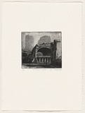 Artist: AMOR, Rick | Title: The empty district (imaginary place). | Date: 1996 | Technique: etching, printed in black ink, from one plate