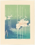 Artist: Harbeck, Ron. | Title: Safe harbour. | Date: 1989 | Technique: screenprint, printed in colour, from ten stencils