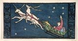 Artist: Spowers, Ethel. | Title: Greeting card: To wish you a happy Christmas and New Year, 1929 | Date: 1929 | Technique: linocut, printed in colour, from multiple blocks