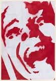 Artist: b'SYNC,' | Title: b'Not titled [scream].' | Date: 2004 | Technique: b'stencil, printed in red ink, from one stencil'