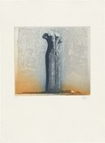 Title: Statue, Baphuon style | Date: 1986 | Technique: photo-etching and aquatint, printed in colour, from one plate