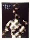 Artist: b'ROSE, David' | Title: b'Figure X (Muybridge)' | Date: 1973 | Technique: b'screenprint, printed in colour, from multiple stencils'