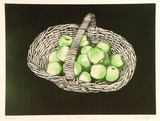 Artist: b'GRIFFITH, Pamela' | Title: b'Green apples' | Date: 1982 | Technique: b'hard ground, aquatint, burnishing, photo-transfer from Kodalith on two zinc' | Copyright: b'\xc2\xa9 Pamela Griffith'