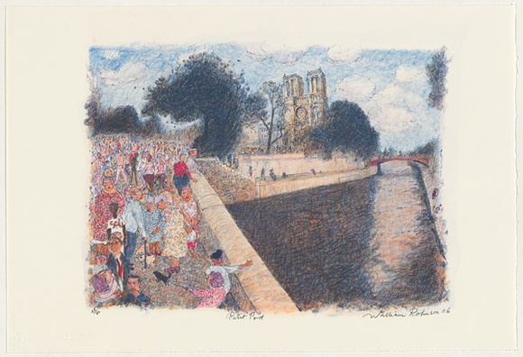 Artist: b'Robinson, William.' | Title: b'Petit Pont' | Date: 2006 | Technique: b'lithograph, printed in colour, from multiple stones'