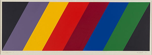 Artist: b'Worth, Margaret.' | Title: b'Samsara 11' | Date: 1968 | Technique: b'screenprint, printed in colour, from seven stencils'