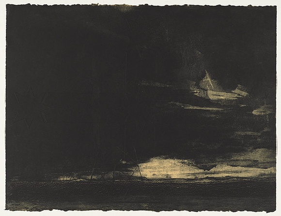 Artist: b'Kennedy, Helen.' | Title: b'Berwick' | Date: 1994 | Technique: b'etching and aquatint, printed in black ink, with plate-tone, from one plate'