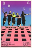 Artist: b'Fieldsend, Jan.' | Title: bWimmins' Dance. | Date: 1981 | Technique: b'screenprint, printed in colour, from five stencils'