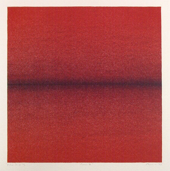 Artist: b'Maguire, Tim.' | Title: b'Horizon IV' | Date: 1993, June | Technique: b'lithograph, printed in colour, from four plates' | Copyright: b'\xc2\xa9 Tim Maguire'