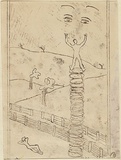 Artist: b'Simon, Bruno.' | Title: b'Feeling uplifted .' | Date: 1941 | Technique: b'monotype, printed in brown ink, from one plate'