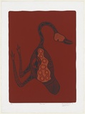 Artist: Namok, Rosella. | Title: Blue water | Date: 1999 | Technique: collagraph, printed in colour, from one block/plate