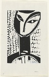 Artist: Grey-Smith, Guy | Title: Ceylonese girl | Date: 1975 | Technique: woodcut, printed in black ink, from one block
