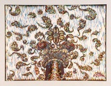 Artist: b'Debenham, Pam.' | Title: b'Fall from Grace.' | Date: (1992) | Technique: b'woodcut, printed in four colour, from three blocks'