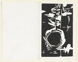 Artist: b'Salkauskas, Henry.' | Title: b'Christmas card: to Daniel Thomas' | Date: 1959 | Technique: b'linocut, printed in black ink, from one block' | Copyright: b'\xc2\xa9 Eva Kubbos'