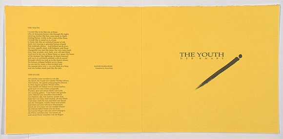 Artist: RADO, Ann | Title: The youth: An artist's book comprising 6 loose sheets of image and text | Date: 2001, May | Technique: lithograph and photo-lithograph
