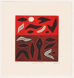 Artist: Coburn, John. | Title: Desert country | Date: 2003 | Technique: etching and aquatint, printed in colour, from multiple plates