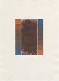 Artist: MADDOCK, Bea | Title: Blue orange I | Date: 1976, October | Technique: photo-etching, aquatint, etching and aquatint, printed in colour, from six plates