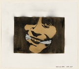 Artist: VEXTA, | Title: Gag me | Date: 2004 | Technique: stencil, printed in colour, from multiple stencils