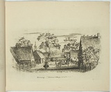 Artist: Nixon, F.R. | Title: Klemzig (German village on the Torrens). | Date: 1845 | Technique: etching, printed in black ink, from one copper plate