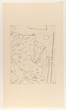 Title: Bed 2 | Date: 1978 | Technique: drypoint, printed in black ink, from one perspex plate