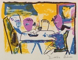 Artist: b'Allen, Davida' | Title: b'Teatime' | Date: 1991, July - September | Technique: b'lithograph, printed in colour, from four plates'