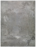 Artist: b'Glover, Allan.' | Title: b'Etching plate for Dusk' | Technique: b'etched plate'