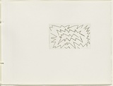 Artist: JACKS, Robert | Title: not titled [abstract linear composition]. [leaf 20 : recto]. | Date: 1978 | Technique: etching, printed in black ink, from one plate
