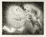 Artist: BOYD, Arthur | Title: The gift of a lamb. | Date: (1965) | Technique: lithograph, printed in black ink, from one plate | Copyright: Reproduced with permission of Bundanon Trust