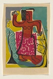 Artist: b'Brash, Barbara.' | Title: b'<p>Native dancer</p>' | Date: 1953 | Technique: b'screenprint, printed in colour, from six stencils'