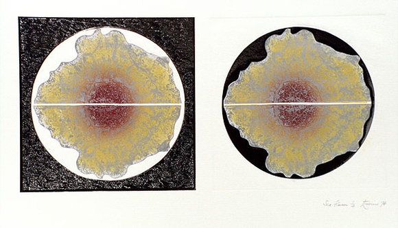 Artist: b'EWINS, Rod' | Title: b'Sea flower.' | Date: 1974 | Technique: b'photo-etching, relief photo-etching'