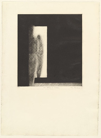 Artist: b'Drawbridge, John.' | Title: b'Girl before a mirror.' | Date: 1967 | Technique: b'mezzotint, printed in black ink, from one plate'