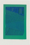 Artist: b'WALKER, Murray' | Title: b'Mirrors.' | Date: 1969 | Technique: b'linocut, printed in colour, from multiple blocks'