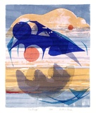 Artist: b'Brash, Barbara.' | Title: b'Sea Fringe.' | Date: 1963 | Technique: b'screenprint, printed in colour, from eight stencils'