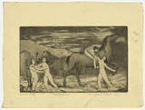 Artist: Cilento, Margaret. | Title: Persephone. | Date: 1949 | Technique: etching and aquatint, printed in black ink, from one plate