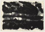 Artist: AMOR, Rick | Title: View from Hawthorn. | Date: 1988 | Technique: woodcut, printed in black ink, from one block, rubbing transfer