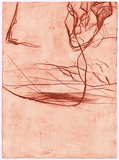 Title: Shallow grave 1 [panel 18] | Date: 2000 | Technique: drypoint, printed in red ink, from one copper plate