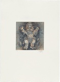 Title: b'Garuda' | Date: 1999 | Technique: b'softground-etching and aquatint, printed in colour, from two plates'