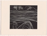 Artist: b'Warren, Guy.' | Title: b'Shorelines 1' | Date: 2006 | Technique: b'relief-etching, printed in black ink, from one plate'