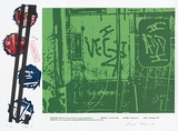 Artist: MEYER, Bill | Title: Vega II | Date: 1974 | Technique: screenprint, printed in colour, from multiple screens, stencils and stamps (plus photo indirect) | Copyright: © Bill Meyer