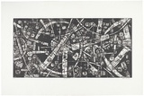 Artist: b'Kemp, Roger.' | Title: b'Horizontal ten.' | Date: c.1975 | Technique: b'etching, printed in black ink, from one magnesium plate'