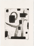 Artist: Kelly, John. | Title: Shadow | Date: 2002 | Technique: etching and aquatint, printed in black ink, from one plate | Copyright: © John Kelly. Licensed by VISCOPY, Australia.