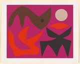 Artist: Coburn, John. | Title: Fiesta. | Date: 1970 | Technique: screenprint, printed in colour, from five stencils