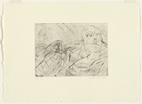 Artist: PARR, Mike | Title: River of the Gaze 2 | Date: 1989 | Technique: drypoint, printed in black ink, from one copper plate