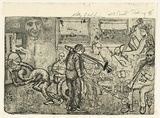 Title: bKalhua, Bailey's Irish, banana, liqueur, cream... or blowjob | Date: 1996 | Technique: b'etching, printed in black ink with plate-tone, from one plate'