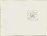 Artist: b'JACKS, Robert' | Title: b'not titled [abstract linear composition]. [leaf 50 : recto]' | Date: 1978 | Technique: b'etching, printed in black ink, from one plate'