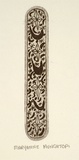 Artist: MUNGATOPI, Maryanne | Title: not titled [silver bangle series design with stars] | Date: 1997, July | Technique: etching, printed in black ink, from one plate