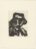 Artist: b'Lee, Graeme.' | Title: b'Man in a hat IV' | Date: 1996, March | Technique: b'etching, printed in black ink with plate-tone, from one plate'