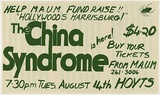 Artist: Lightbody, Graham. | Title: The China syndrome is here! | Date: 1978 | Technique: screenprint, printed in green ink, from one stencil | Copyright: Courtesy Graham Lightbody