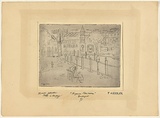 Title: Regnum Marianum, Budapest | Date: 1950s-60s | Technique: etching, printed in black ink, from one plate