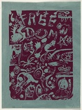 Artist: b'WORSTEAD, Paul' | Title: b'Freedom.' | Date: 1971-72 | Technique: b'screenprint, printed in colour, from one stencil' | Copyright: b'This work appears on screen courtesy of the artist'